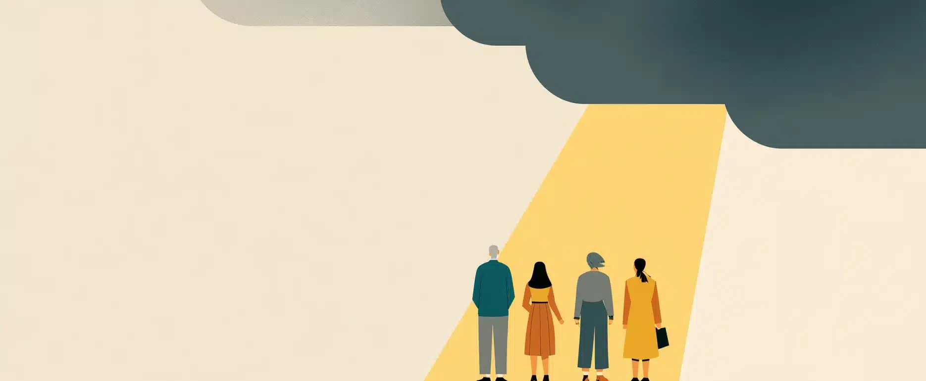 Team Leadership in difficult times (Illustration: Midjourney / Sebastian Hesse)