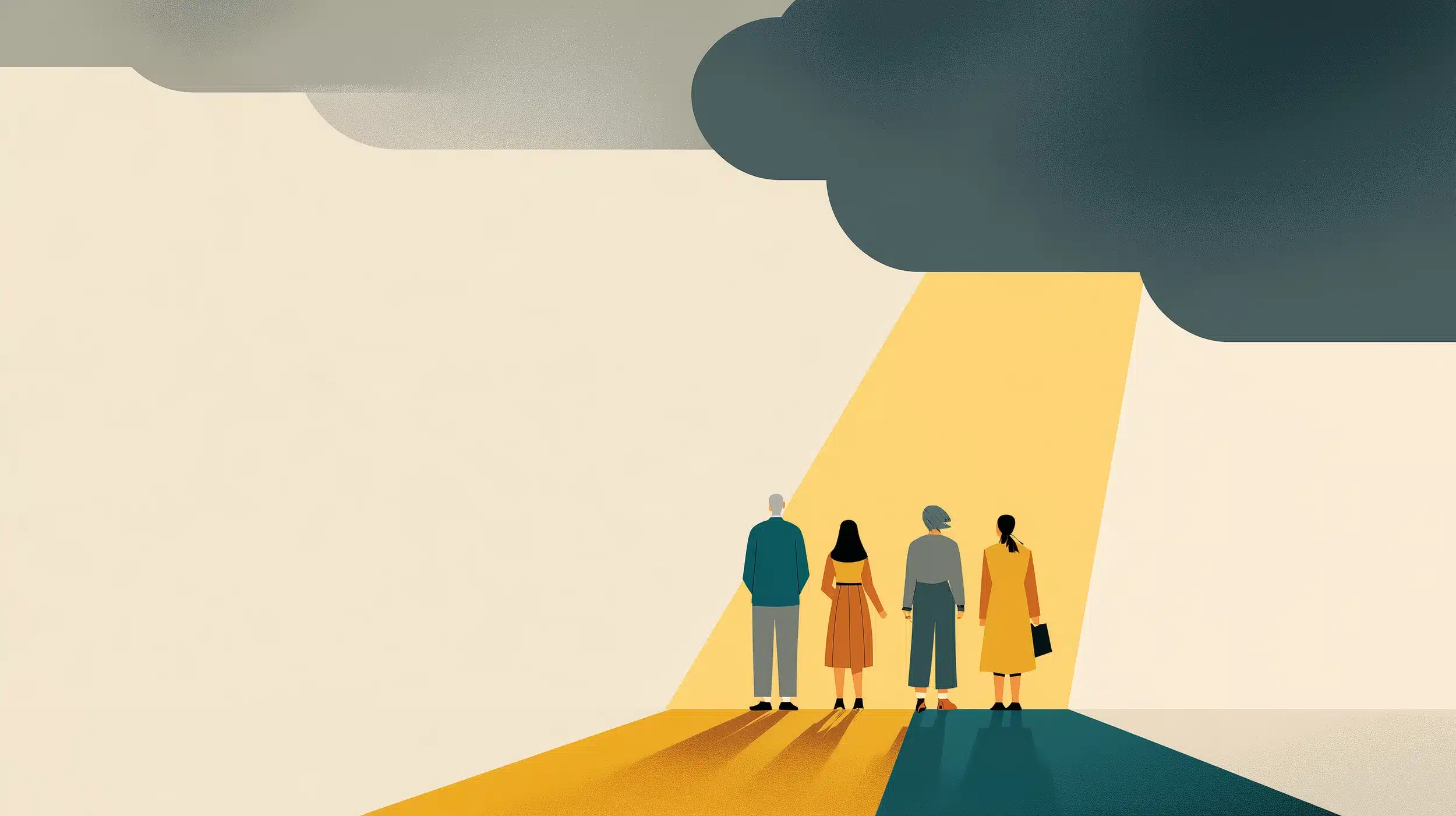 Team Leadership in difficult times (Illustration: Midjourney / Sebastian Hesse)
